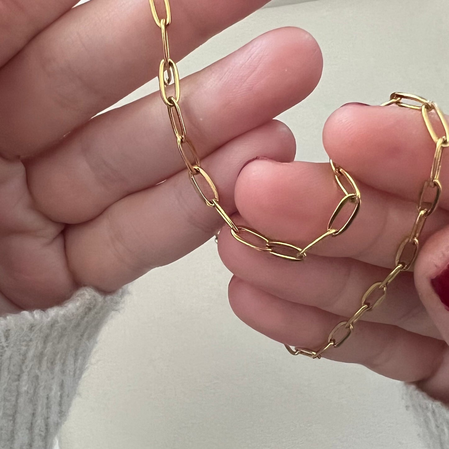 Paperclip Chain Necklace