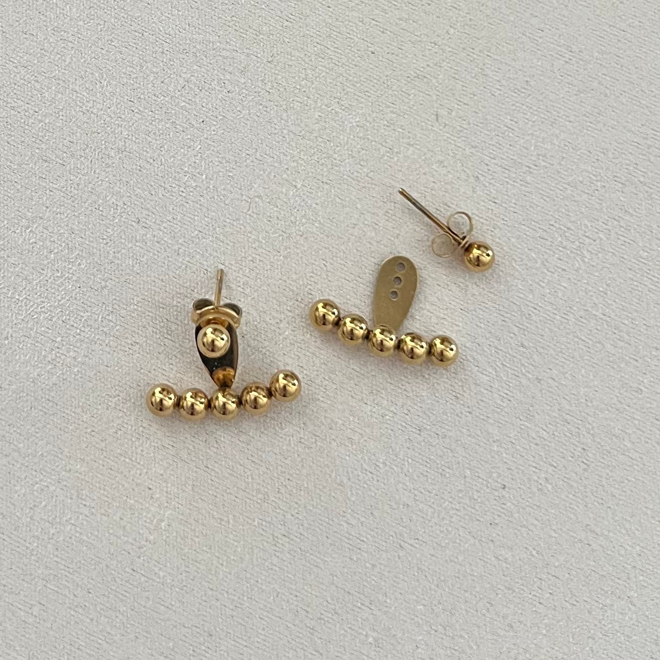 5 Ball Detachable Floating Earrings