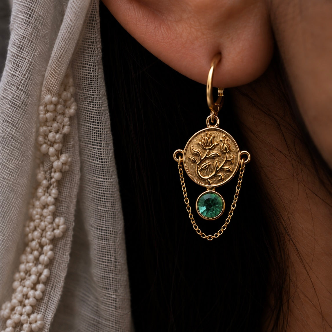 Floral Lace Earrings