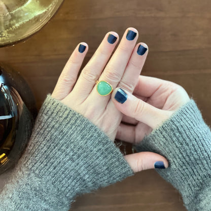 Green Aventurine Ring