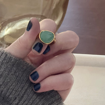 Green Aventurine Ring