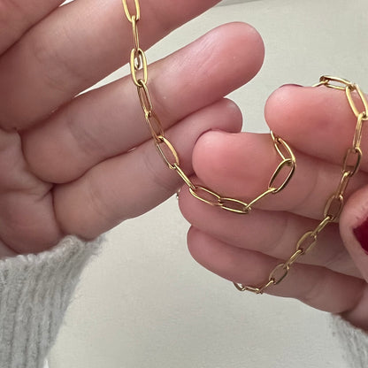 Paperclip Chain Necklace