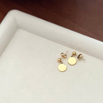 Dangle Disc Studs