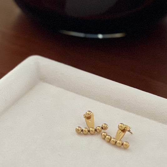 5 Ball Detachable Floating Earrings