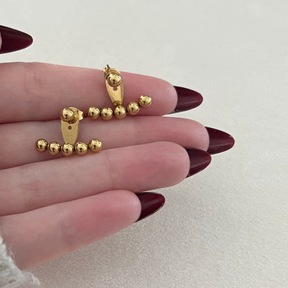 5 Ball Detachable Floating Earrings