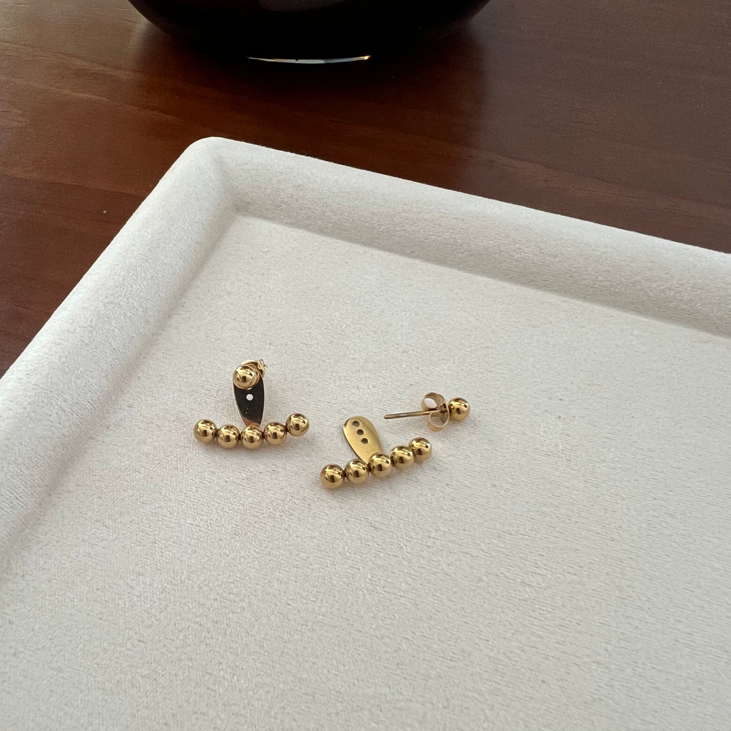 5 Ball Detachable Floating Earrings