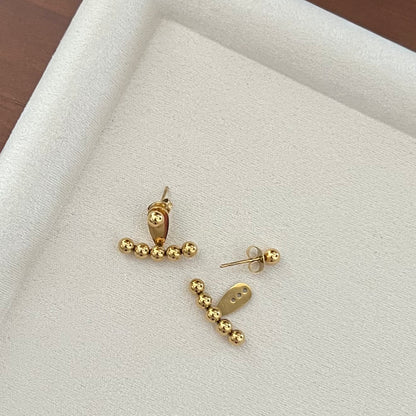 5 Ball Detachable Floating Earrings