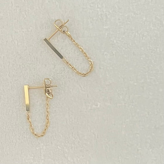 Bar Chain Earrings