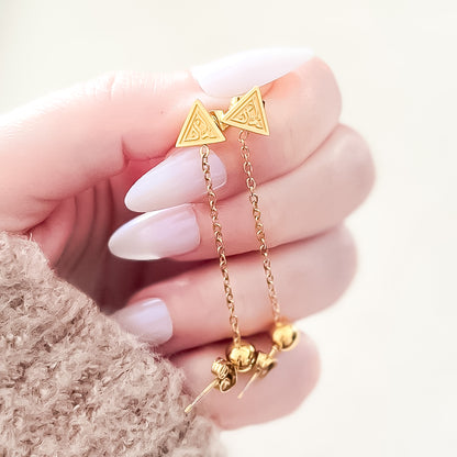 Faith (إِيمَان | Iman) Double Piercing Earrings