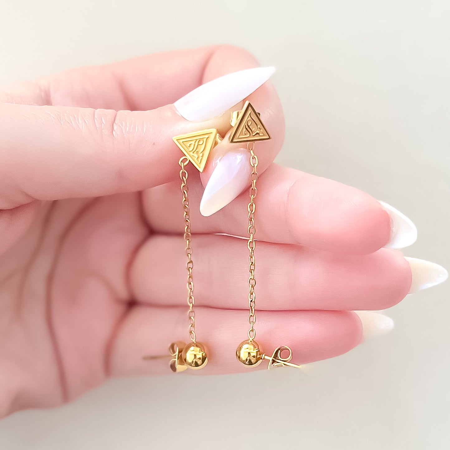 Faith (إِيمَان | Iman) Double Piercing Earrings