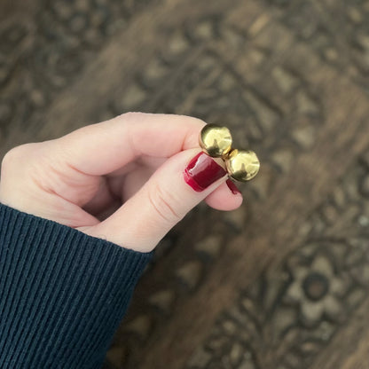 Oversized Statement Button Studs