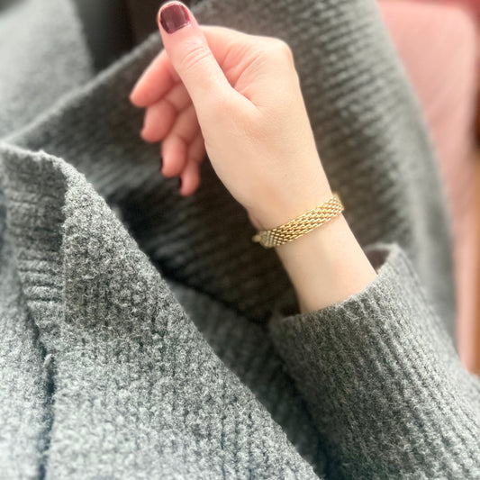 Gold Mesh Bracelet