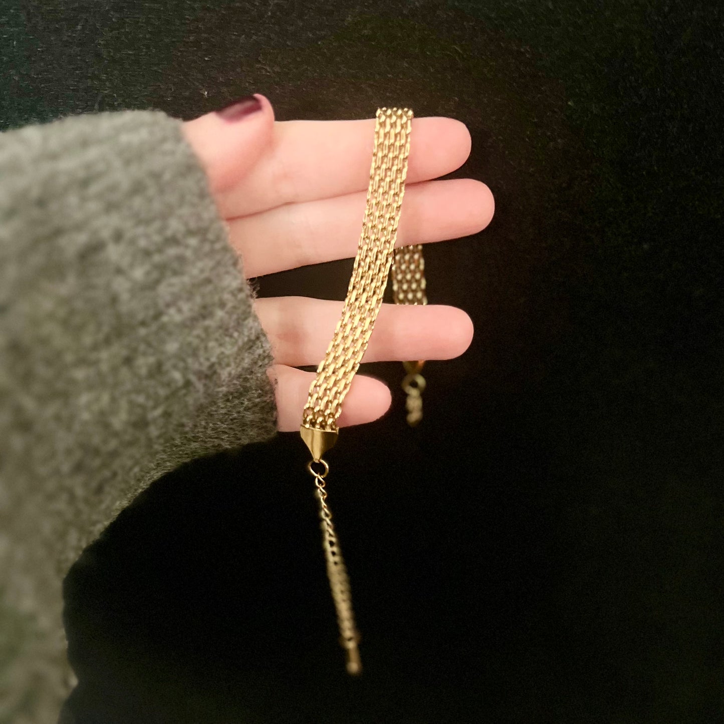 Gold Mesh Bracelet