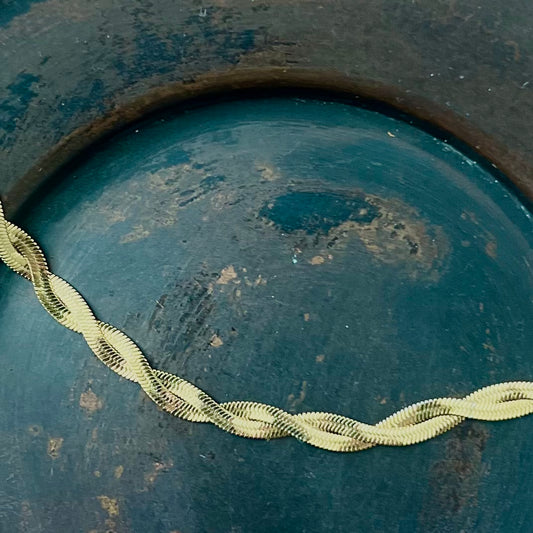 Gold Woven Bracelet