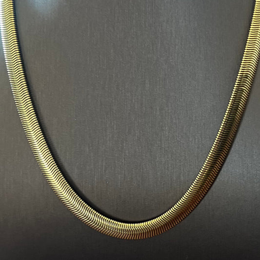 Chunky Gold Snake Chain Necklace