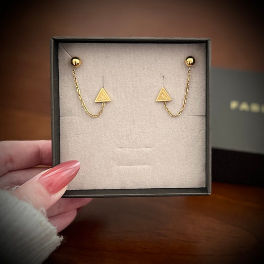 Faith (إِيمَان | Iman) Double Piercing Earrings