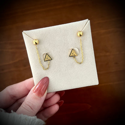 Faith (إِيمَان | Iman) Double Piercing Earrings