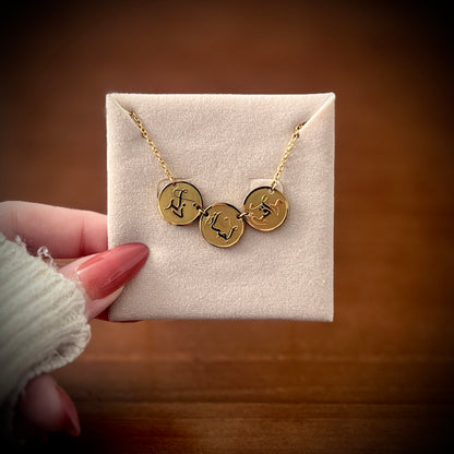 Mindfulness Excellence and Remembrance (إحسان مُراقبة and ذِكْر | Muraqabah Ihsan and Dhikr) Choker Necklace