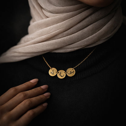 Muraqabah Ihsan and Dhikr (Mindfulness Excellence and Remembrance) Choker