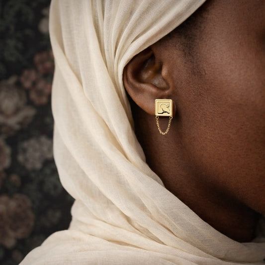 Adl and Rahma (Justice and Mercy) Earrings