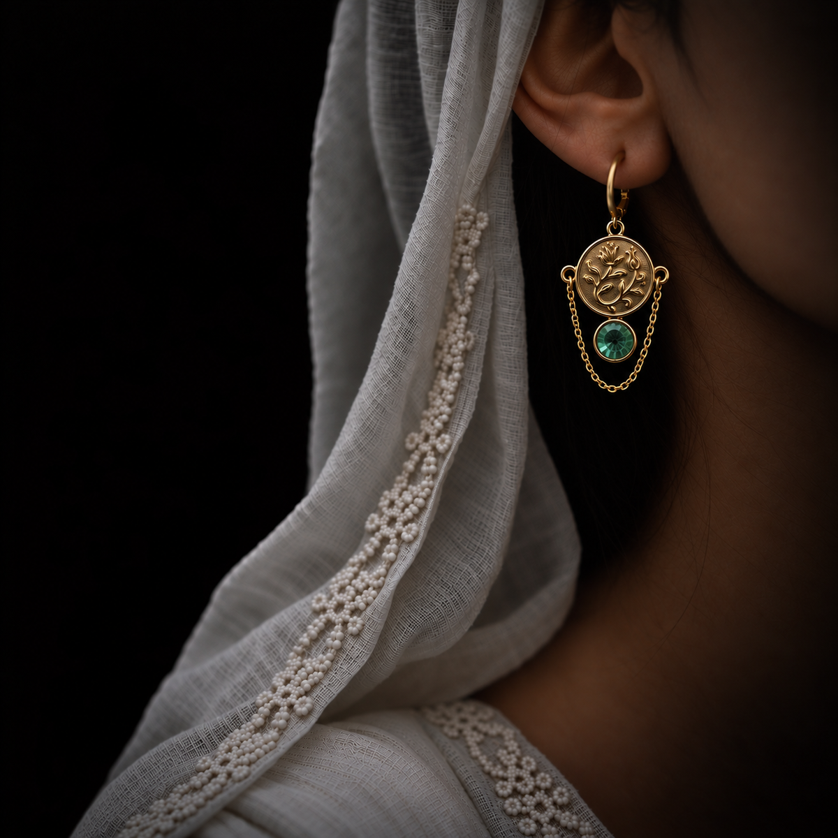 Floral Lace Earrings