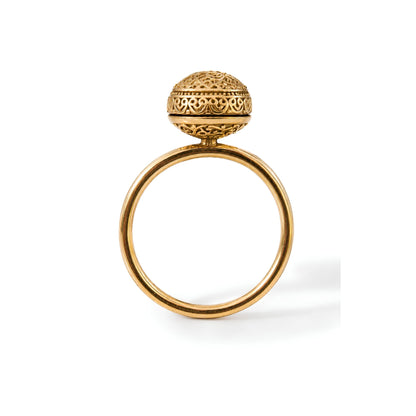 Golden Cluster Ring