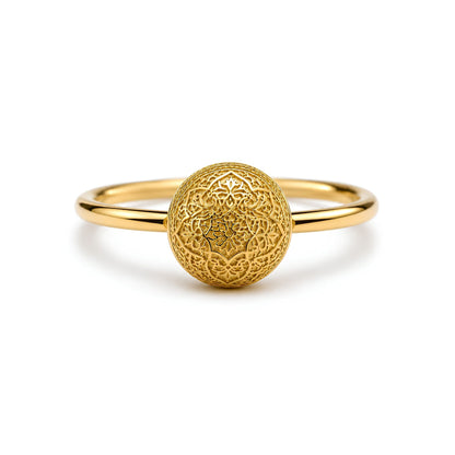Golden Cluster Ring