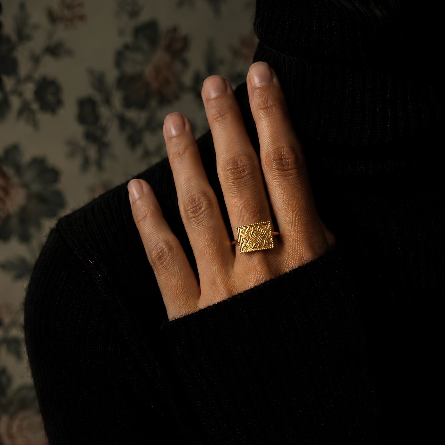 Gold Tapestry Ring