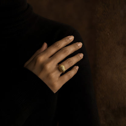 Domed Rosette Ring