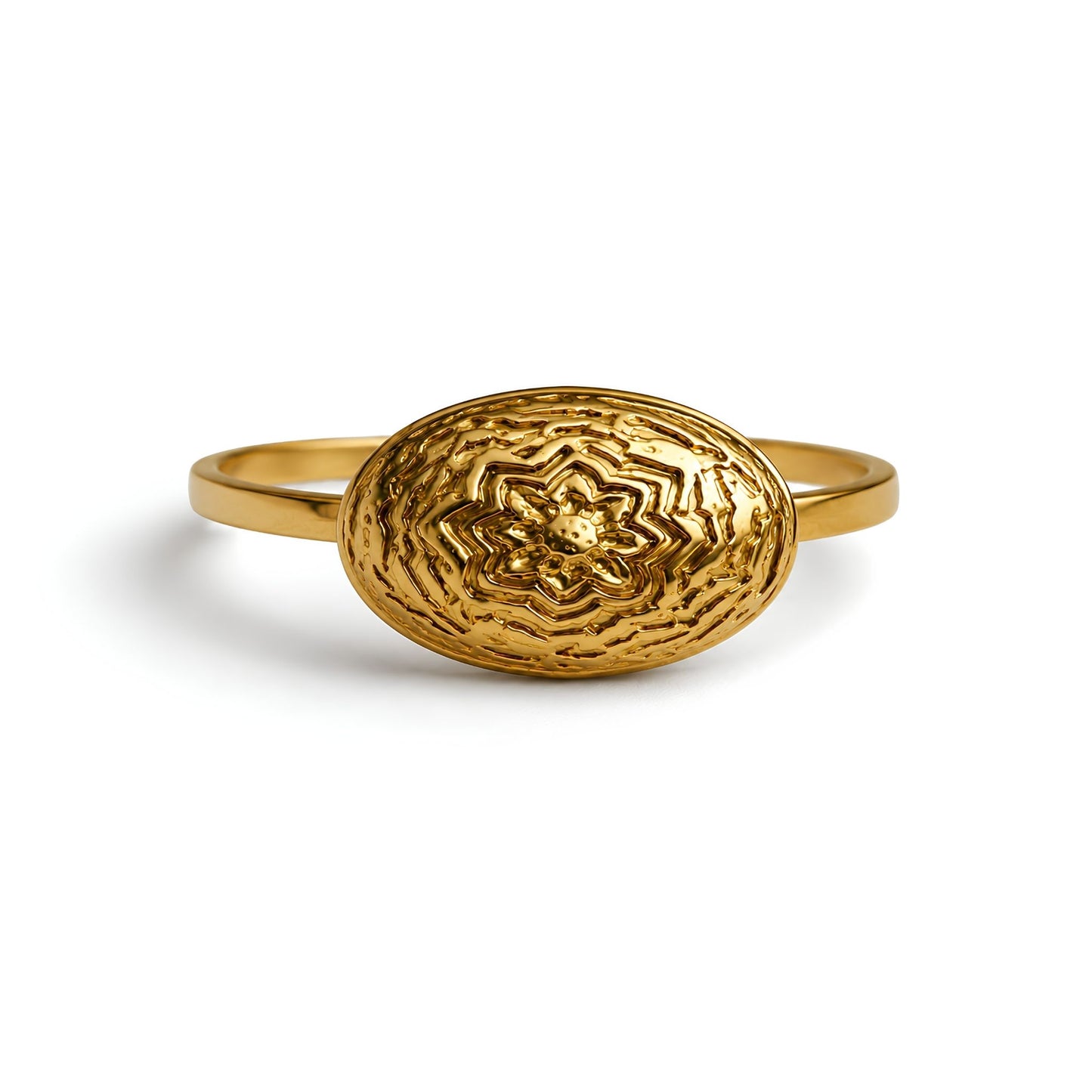 Domed Rosette Ring