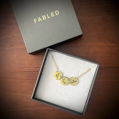 Mindfulness Excellence and Remembrance (إحسان مُراقبة and ذِكْر | Muraqabah Ihsan and Dhikr) Choker Necklace